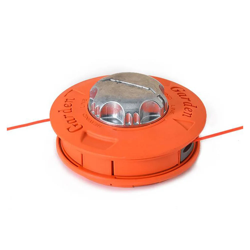 Easy Installation Trimmer Head Lines Performance Two Lines Cutter Bump Spool Mower Solid Aluminum Construction