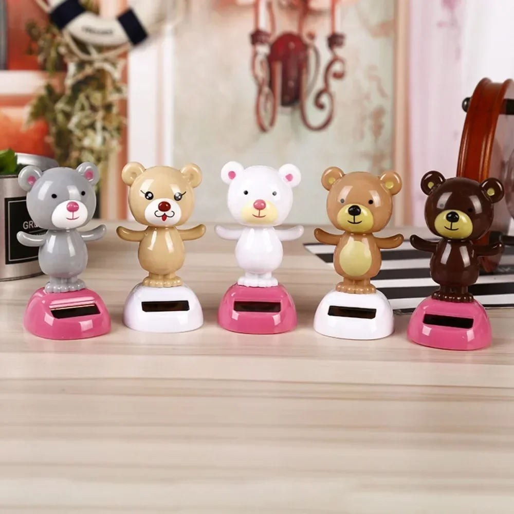 Picture 7: Solar Animal Bobble Figurine Car Decor - Swinging Model Dashboard Ornament for Auto Interior Children Present