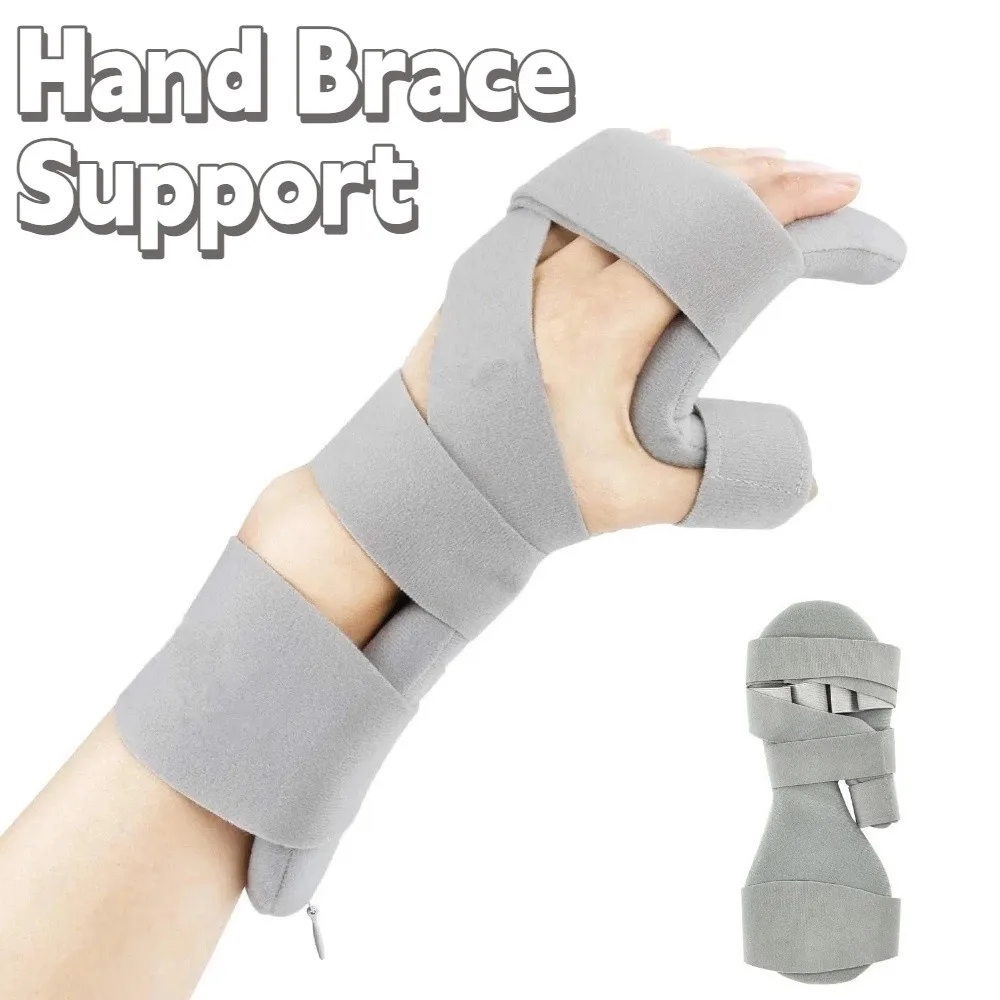 Supporto per tutore per mano traspirante Regolazione multilivello Vestibilità comoda Stecca fissa per mano Poggiapolsi Tutore per polso leggero