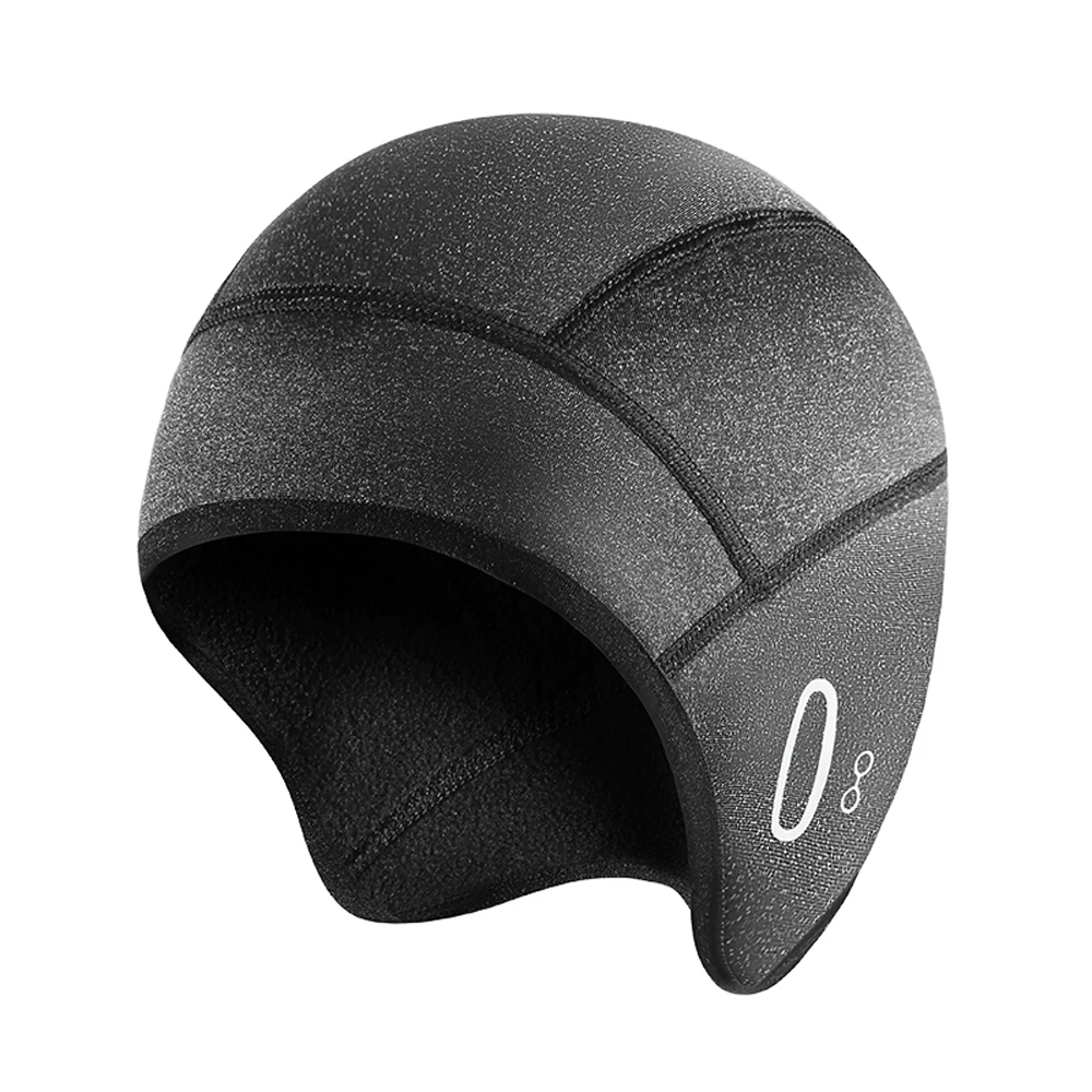 Winter outdoor cycling warm hat helmet lined with ear protection windproof fleece warm hat mountaineering and skiing cold-proof