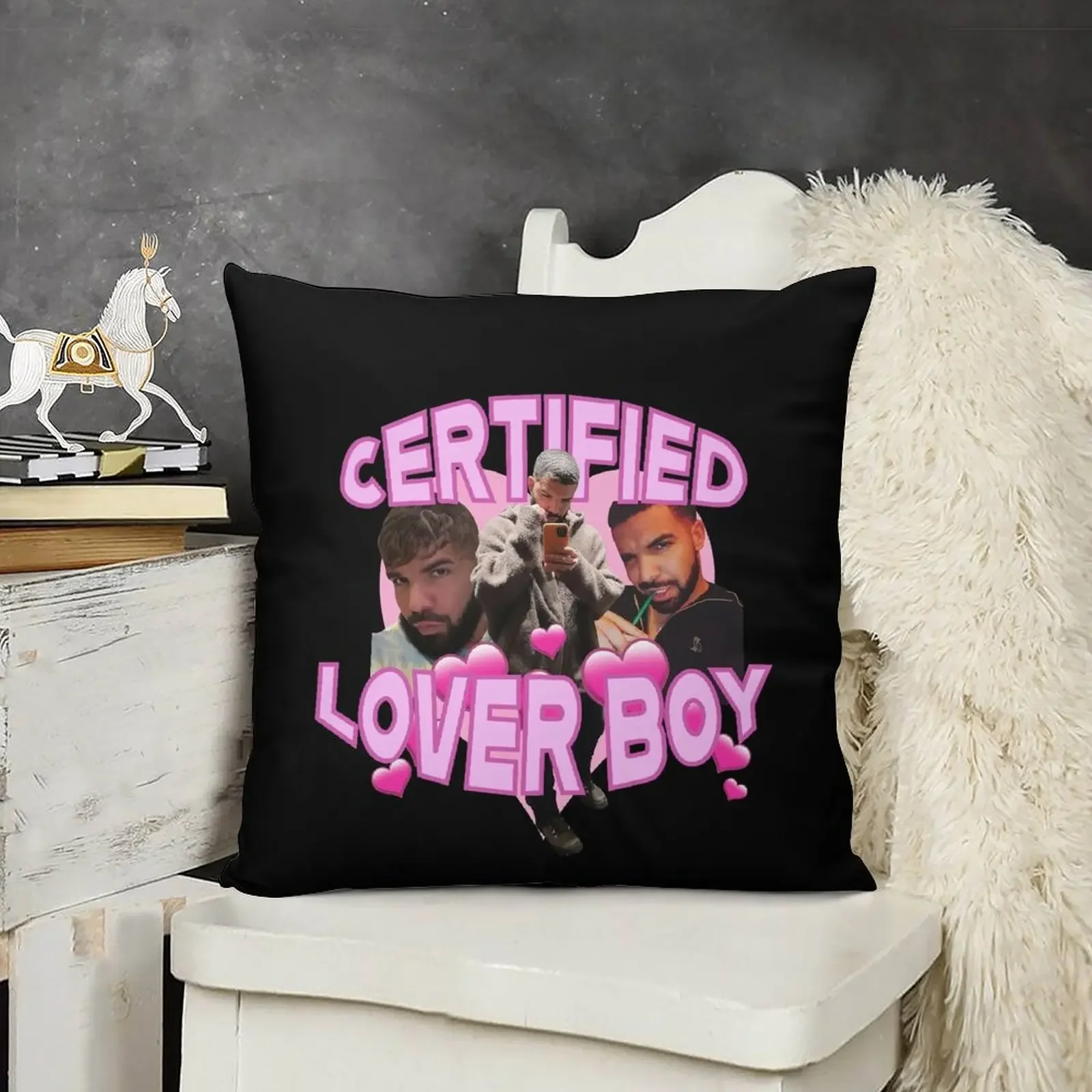 Drake BBL - Certified Lover Boy Throw Pillow christmas pillow case pillow pillowcase