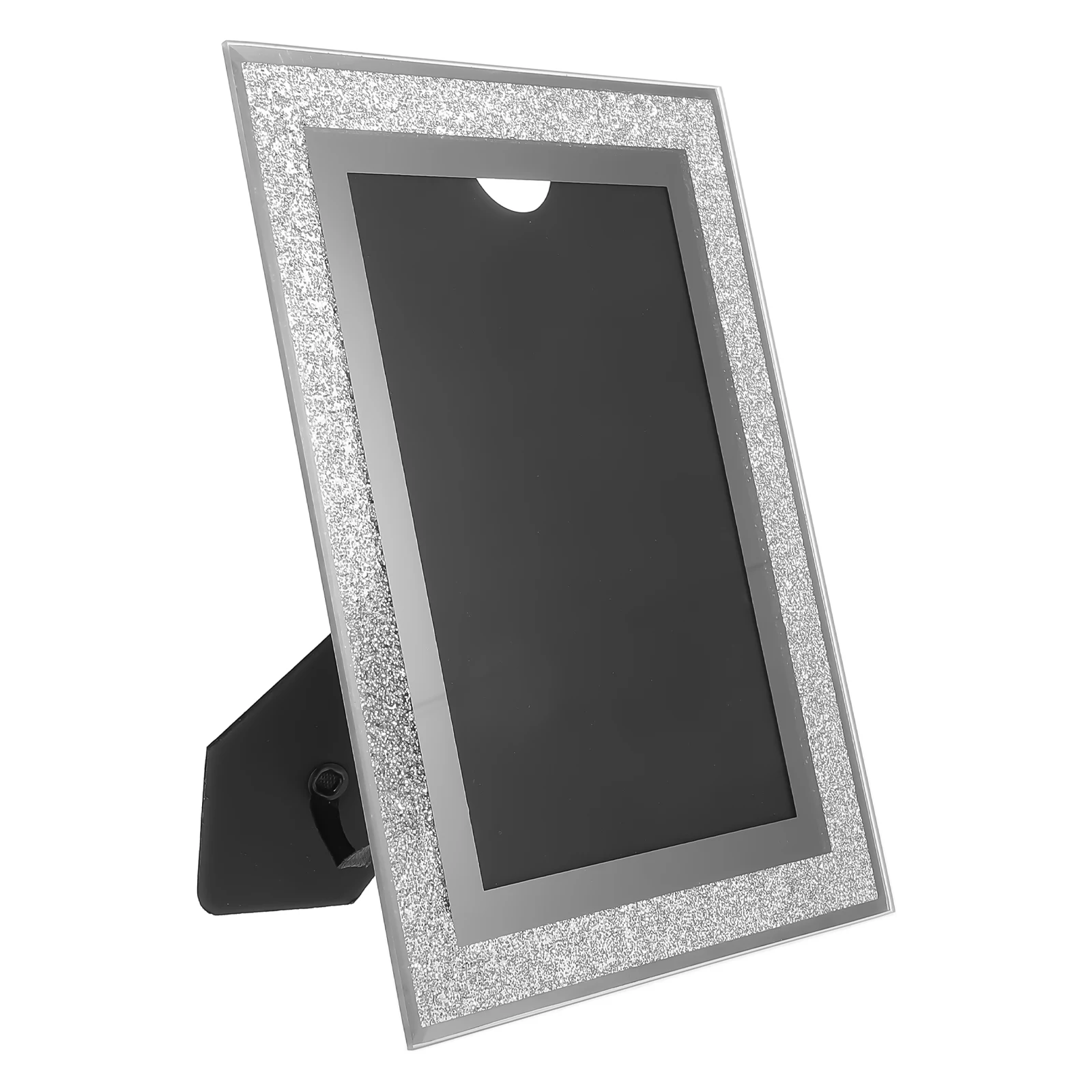 

Crystal Glass Photo Frame Desktop Picture Holder for Precious Photos Graduation Party Travel Decorative Frame for Home Office