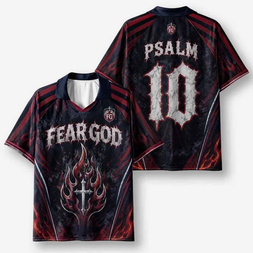 2026 New Lapel Polo Short Sleeved Shirt Retro Christian Cross Religious Pattern Printed T-shirt Fitness Training T-shirt
