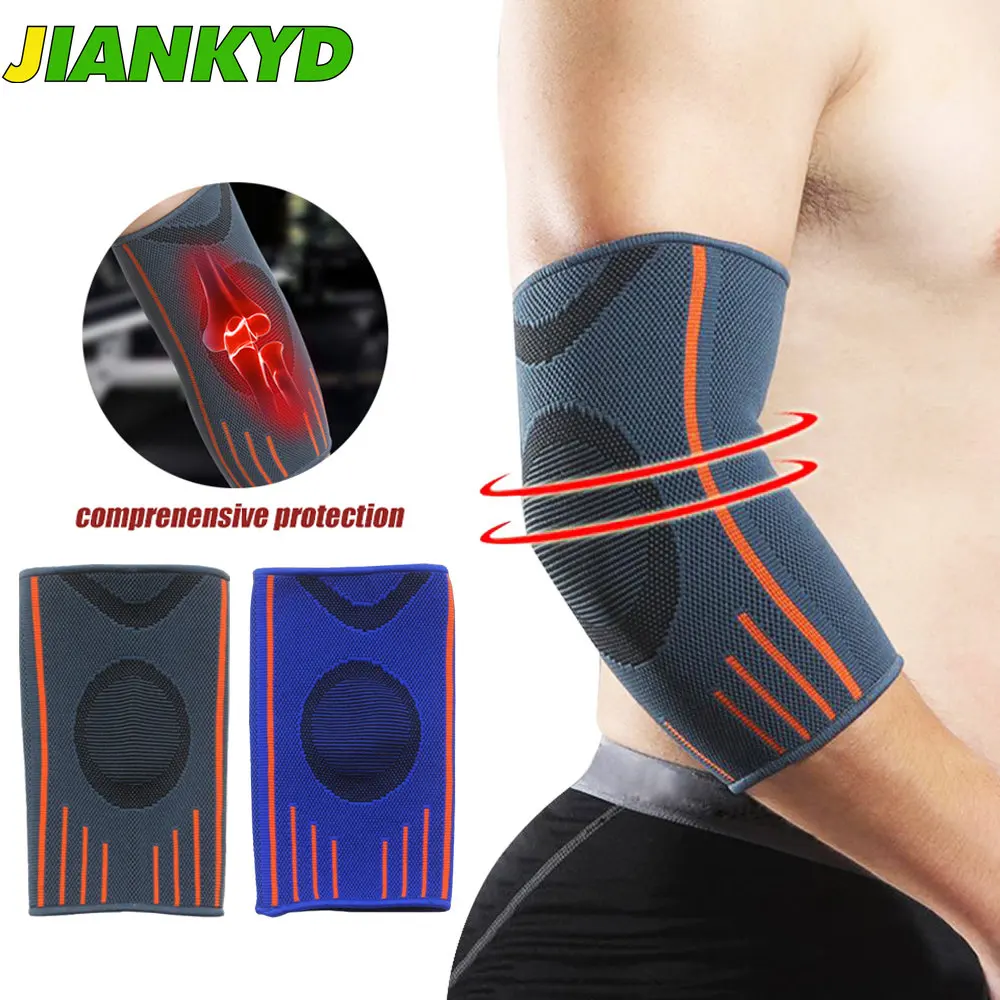 Elbow Support Compression Sleeve for Tennis Elbow Brace Strap Tendonitis, Epicondyle Elbow, Arthritis, Workouts, Weightlifting