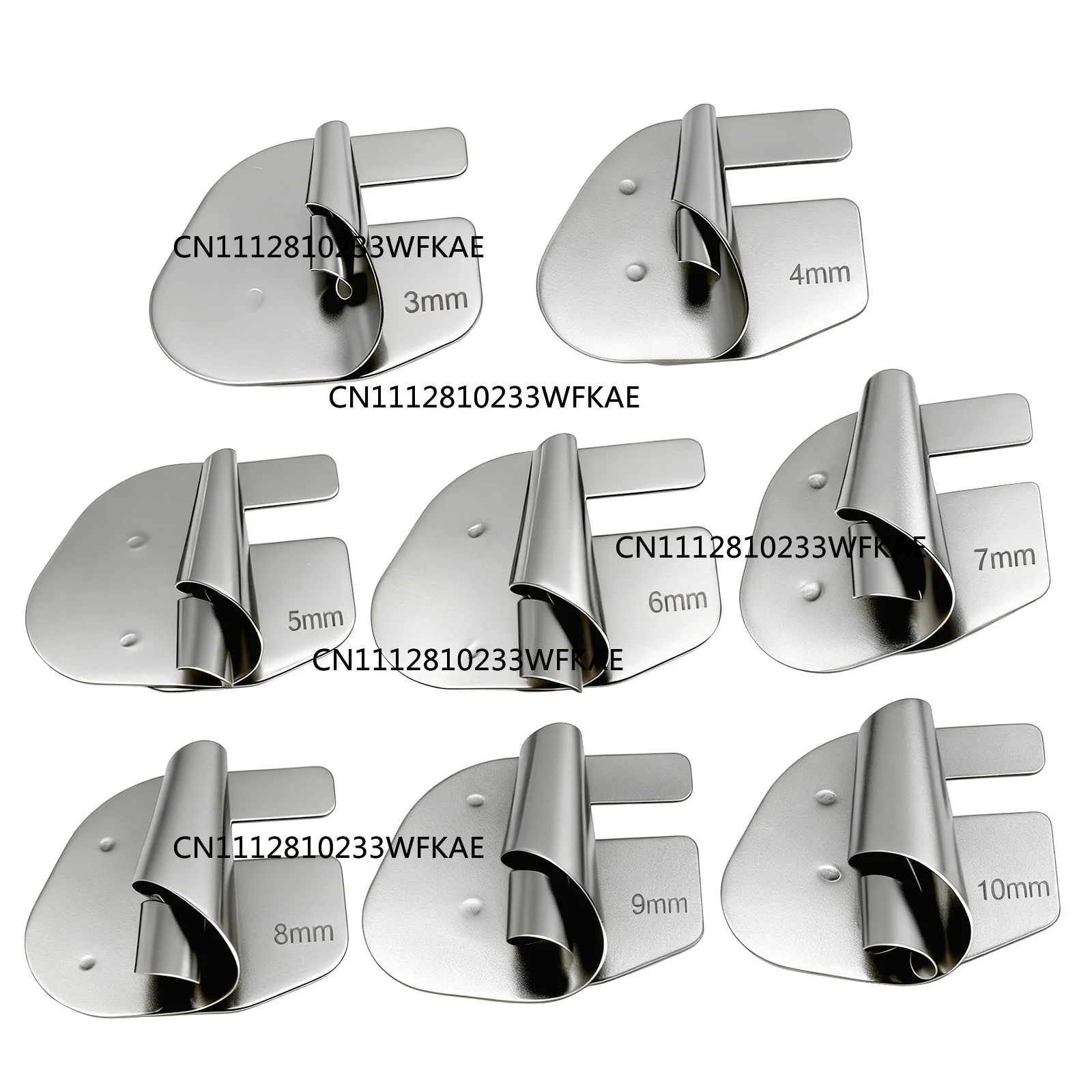 8 Pcs Rolled Hemmer Foot Set 3-10mm with Pull Tube, Spiral Edge Roller Presser Feet for Sewing Machine Quick Tools & Accessories