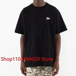 Simples Letter Print Black White Patta Short Sleeve Top Tee Men Women Couples Loose Casual Streetwear PATTA T Shirts