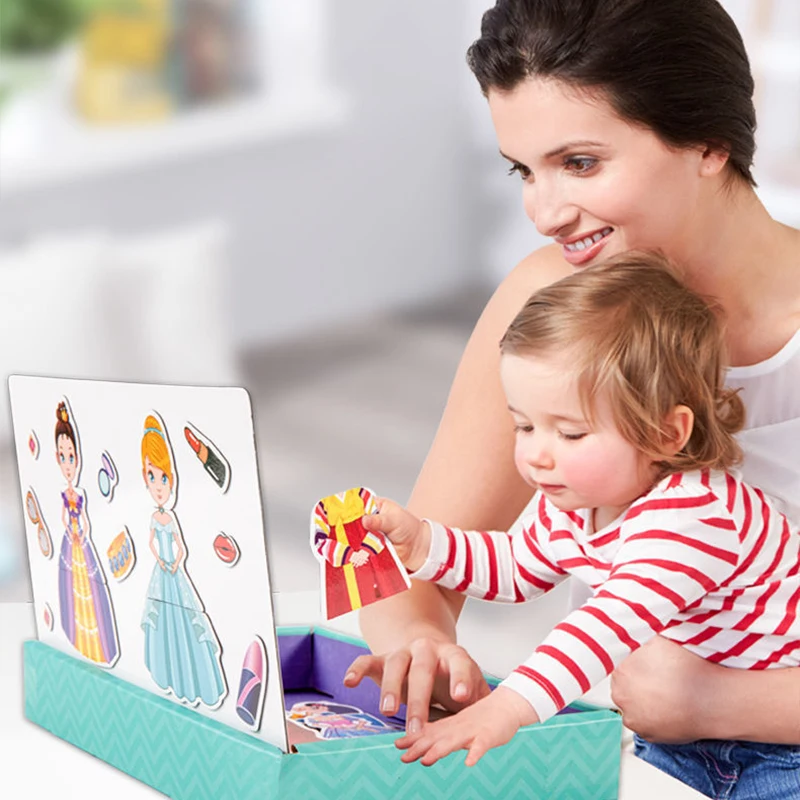 Tablica Magnetyczna Edukacyjna dla Dzieci, Wielofunkcyjna Tablica do Rysowania, Pisania, Nauki, Zabawka Edukacyjna, Prezent dla Dzieci TMZ