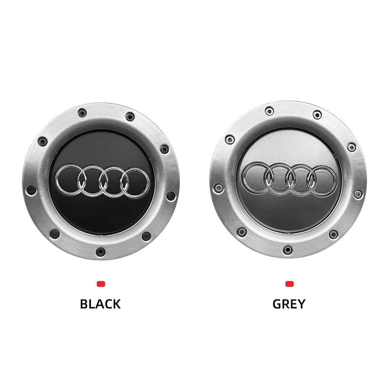 4 sztuki 146mm szary czarny obręcz samochodowa pokrowiec osłony piasty 8 d0601165k do Audi TT A2 A3 A4 A8 S6 Q5 Q7 RS6 akcesoria logo na samochód