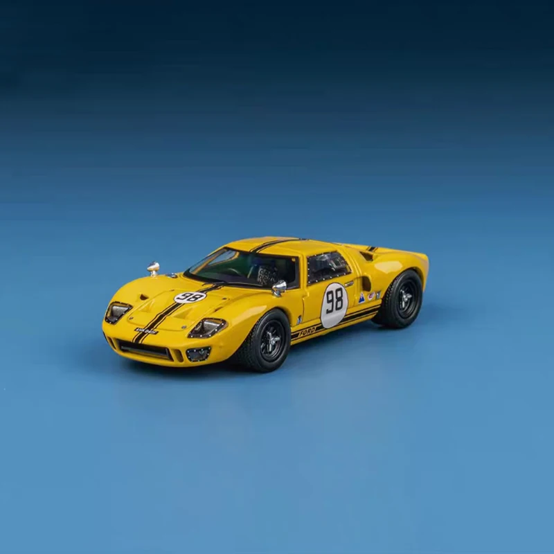 

Литой под давлением оригинальный масштаб 1:64 GT40 Mk1 MK2 модель из сплава, имитация украшения, хобби, сувениры, коллекция подарков, статический дисплей