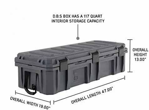 117 Quart Dry Storage Box, Overland Storage Case, Off Road Storage Case, Waterproof