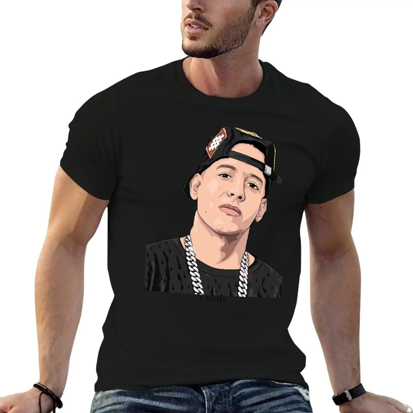 Daddy Yankee T-Shirt cotton graphic tees korean fashion custom shirt men t shirts