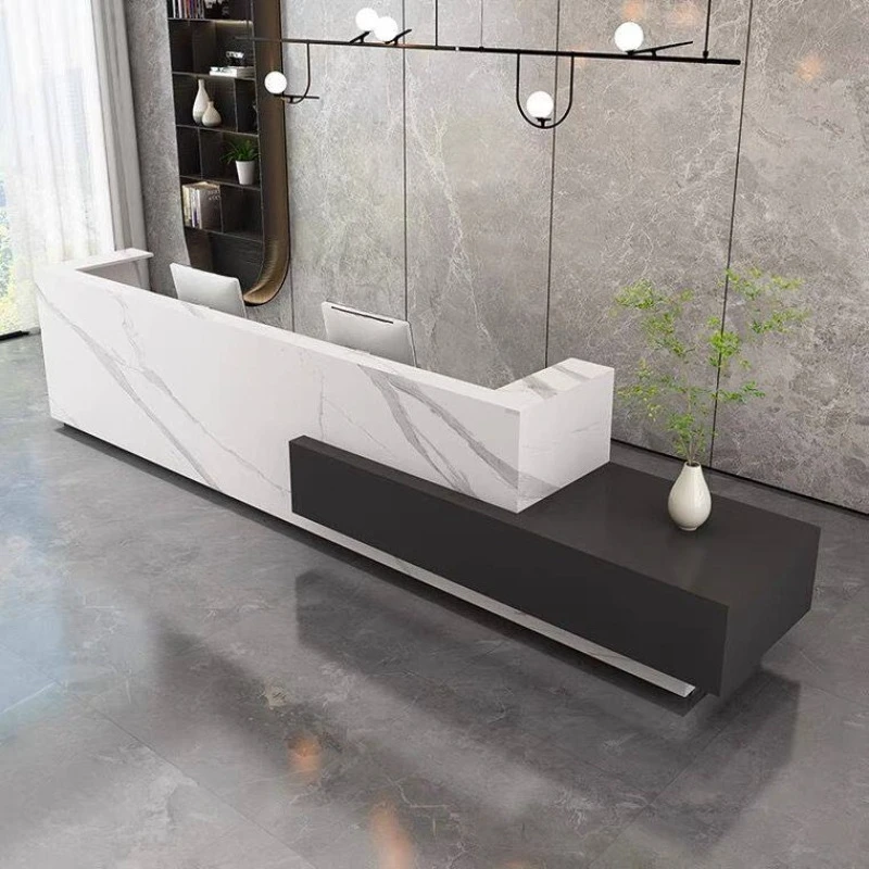 Custom Size Baking Paint Company Welcome Front Desk Hospital Clinic Guidance Reception Desk