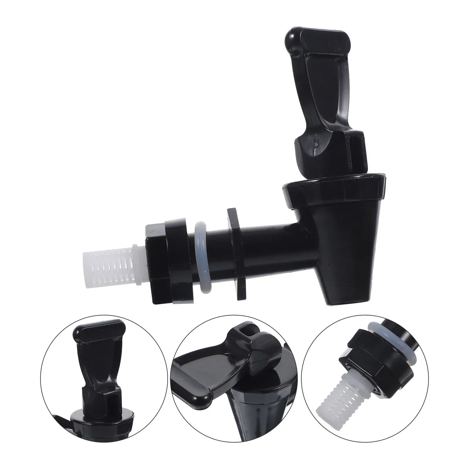 Grifo de plástico para barril de agua, grifo para cubo de té con leche, grifo para contenedor de bebidas, piezas de repuesto para cubo, grifo para barril de agua