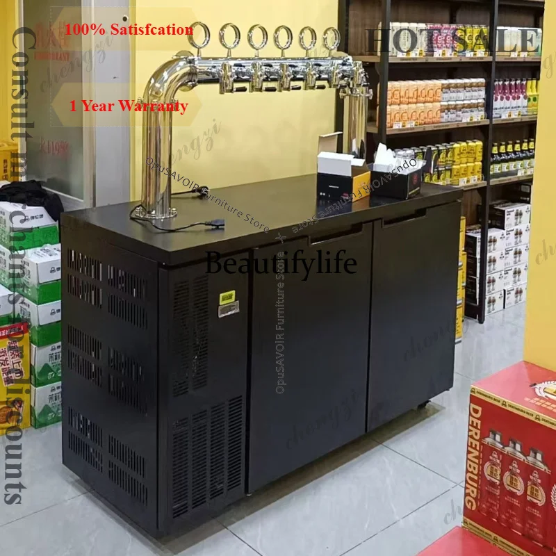 

A81 Commercial Air-Cooled Beer Dispenser with Plate Heat Exchanger - Integrated Draft Beer System Kitchen,Dining & Bar