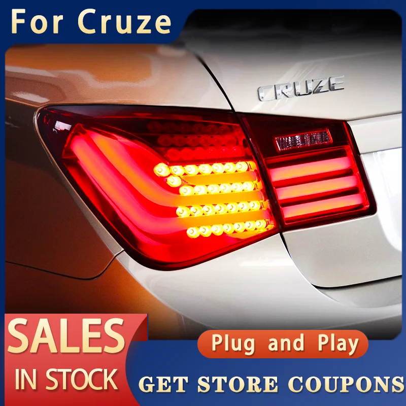 

Для Chevrolet Cruze светодиодные задние фонари 2009 2010 2011 2012 2013 2014 задние фонари задний фонарь светодиодный DRL указатель поворота противотуманный задний фонарь