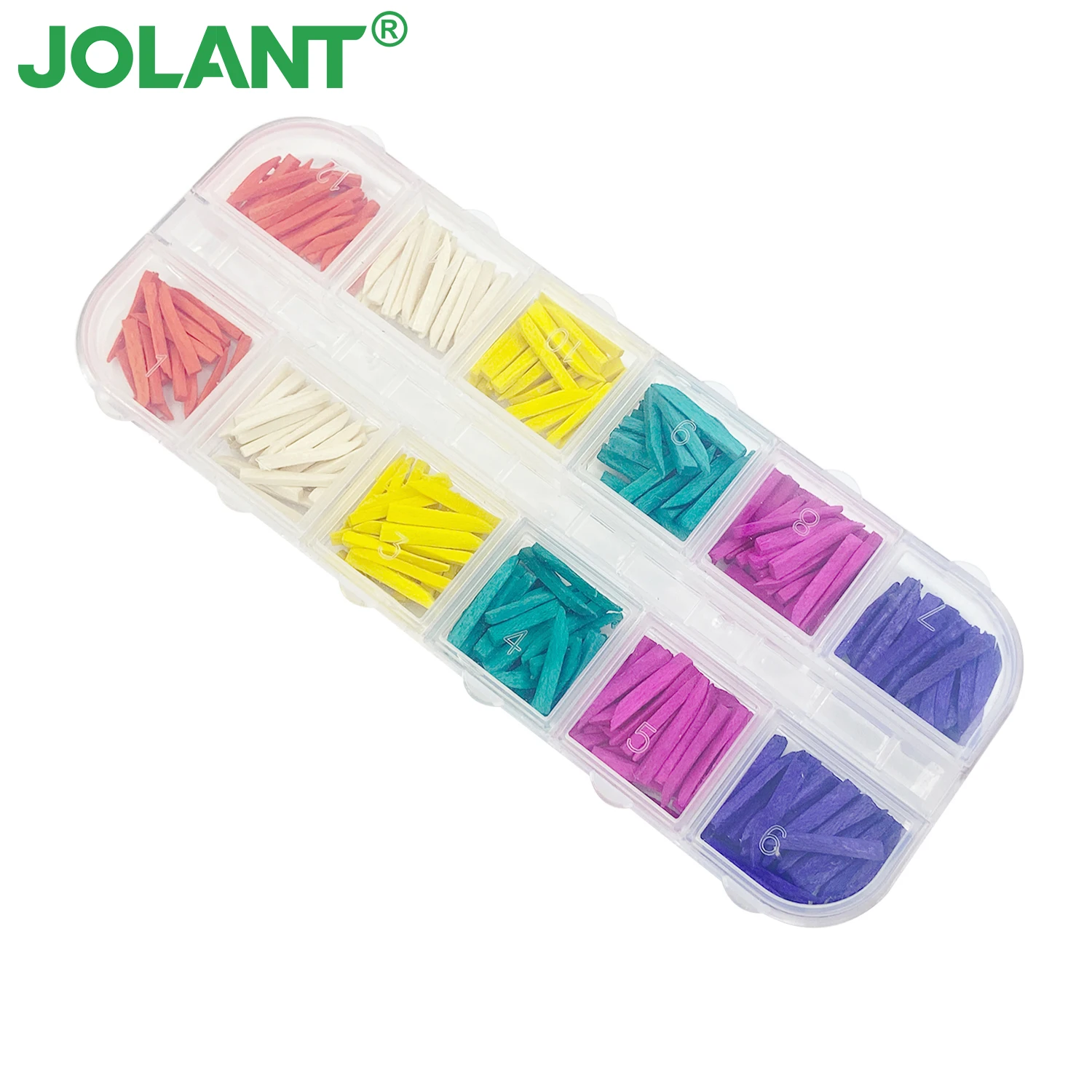 

JOLANT 300pcs/Set Dental Disposable Restoration Interdental Composite Contoured Wood Wooden Wedges Dentistry Material