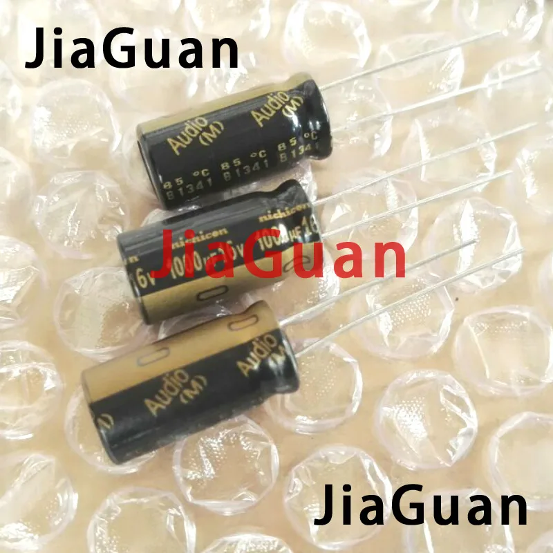 

20pcs NICHICON audio 16V1000UF 10X20MM electrolytic capacitor 1000uF/16v 85 degrees 1000UF 16V AUDIO KW