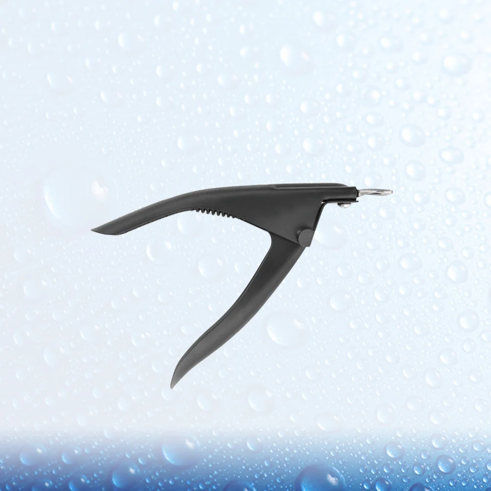 Cortador de unhas falsas design ergonômico aparador de ponta de unha de aço inoxidável adequado para unhas naturais e artificiais ferramenta de manicure