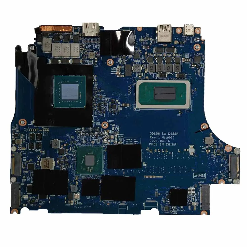LA-K455P For DELL G Series G15 5511 Laptop Motherboard Mainboard Accessories With I5-11400H CPU RTX3050 4GB GPU Tested 100% Work