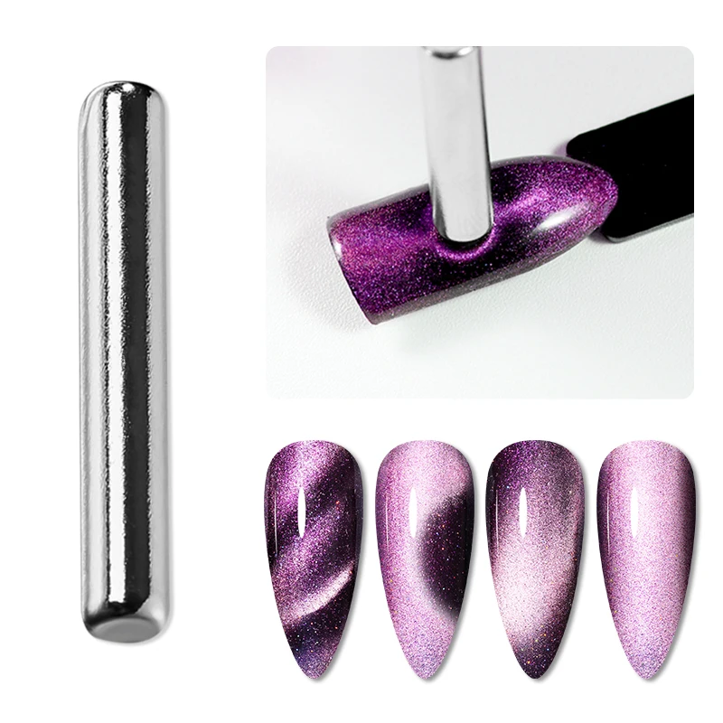 Nail art Katze Magnetische Stick Board Dual-ended Starke 9D Effekt Für Magnetische UV Gel Nagellack Runde Quadratische form Werkzeug Maniküre