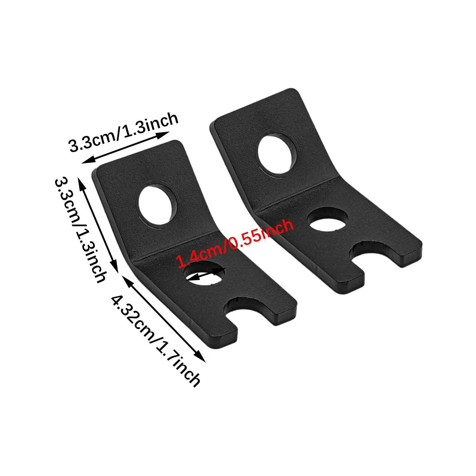 

2x Flag Pole Mount Brackets Sturdy Parts for Polaris RZR XP 1000 Turbo