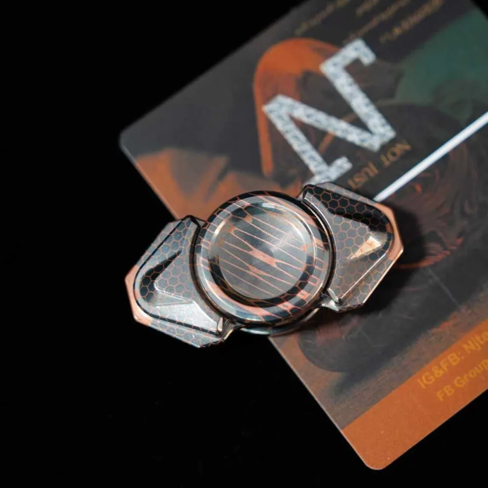 NJT EDC Vinda Superconductor Two-Blade Fidget Spinner Fingertip Extreme Sport Fidget Toys For Adults Gyro