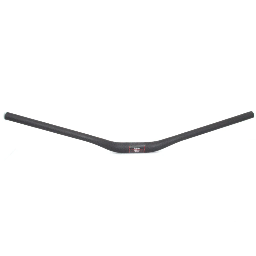 Full 3K Carbon Fiber Mountain Bicycle Rise Handlebar Backsweep 20 Degree Diameter 31.8mm Length 760mm  Glossy or Matte