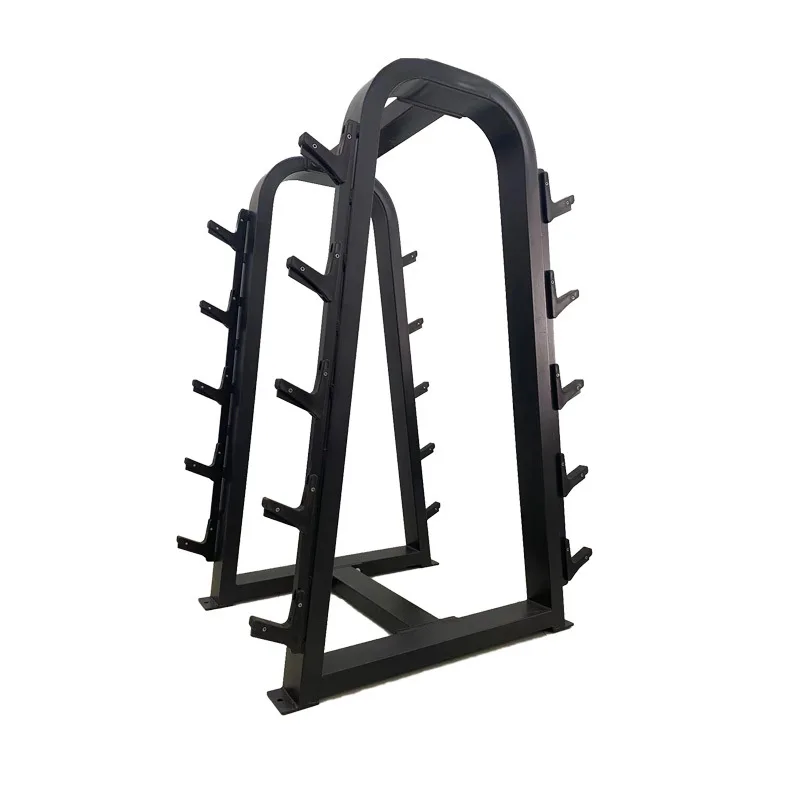

Bilateral Barbell Bar Lifting Weight Lifting Curved Bar Rack Gym Display Rack Barbell Bar Rack Small Austrian Bar Storage Rack