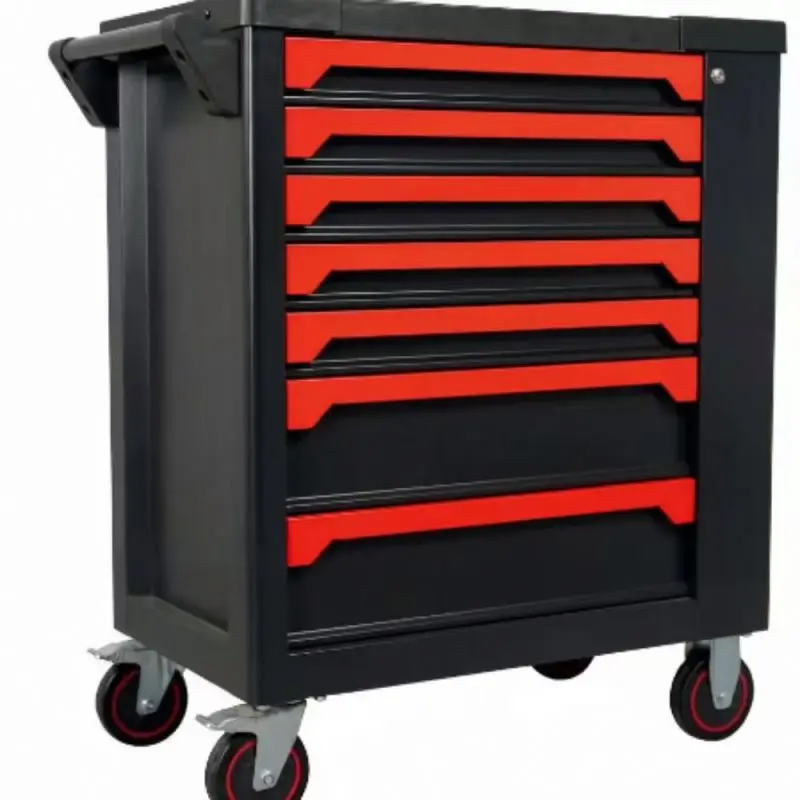 Multifunctional Tool Cart Tool Cabinet Socket Wrench Kit Workshop Center Chest Cabinet Cart Trolley With Hand Tools