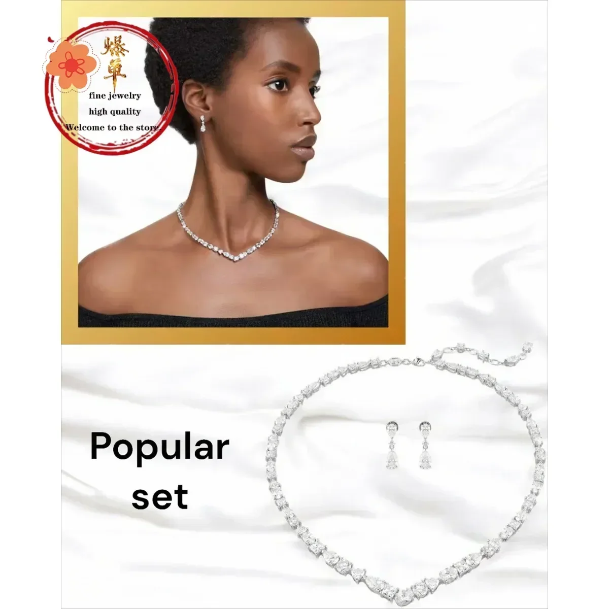 

The Most Popular Jewelry Set in 2025 Is Very Suitable As A Gift for Your Girlfriend. The Gemstones Are Gorgeous and Elegant.