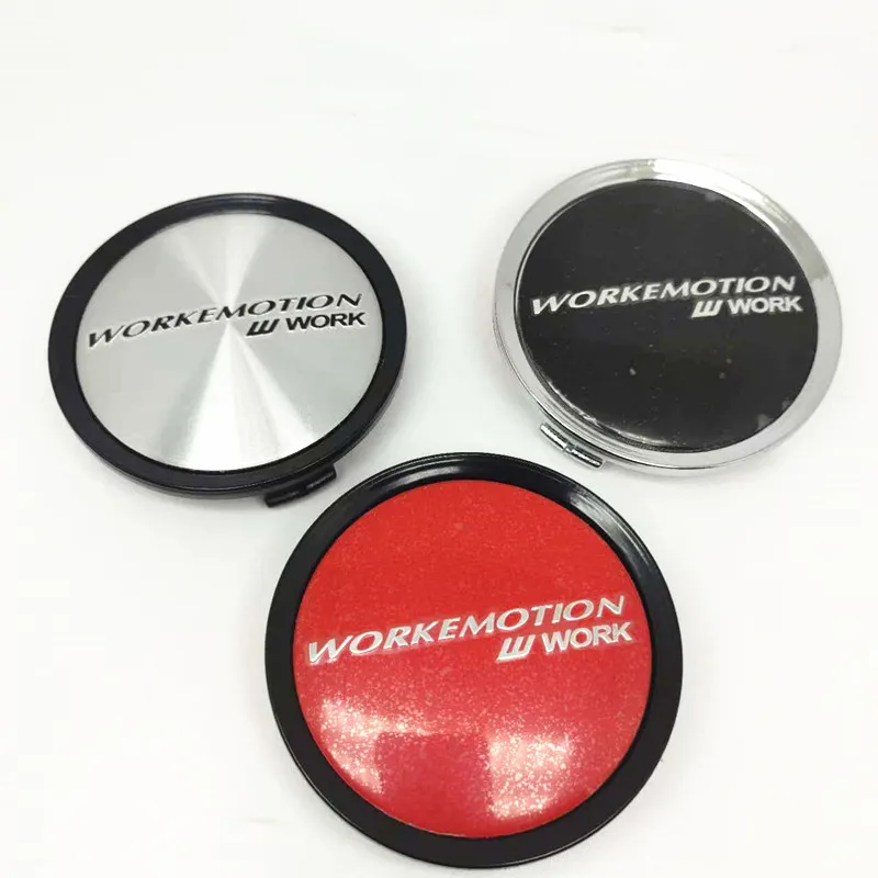 4pcs 75mm 70mm Advan Racing Enkei W Work Emotion Wheel Center Caps Hub Car Styling Dust-proof Hubcaps Cover Badge