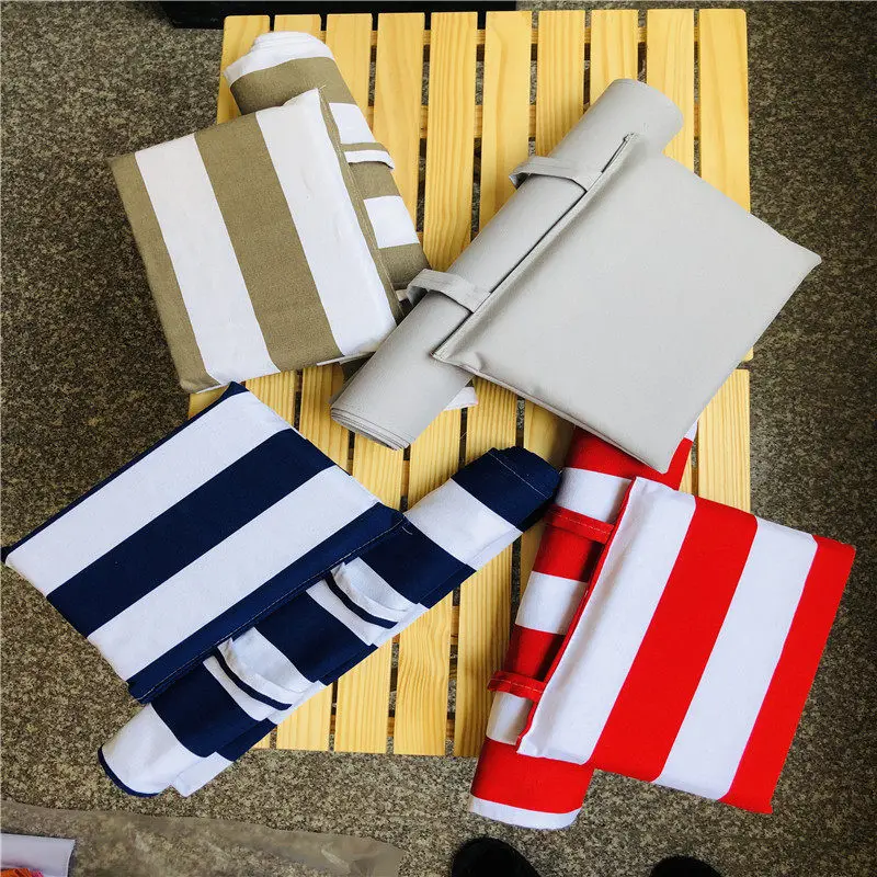 Waterproof Beach Chair Cover Beach Lounger Replacement Cloth Cover Folding Deck Chair Seat Covers Polyester Fabric