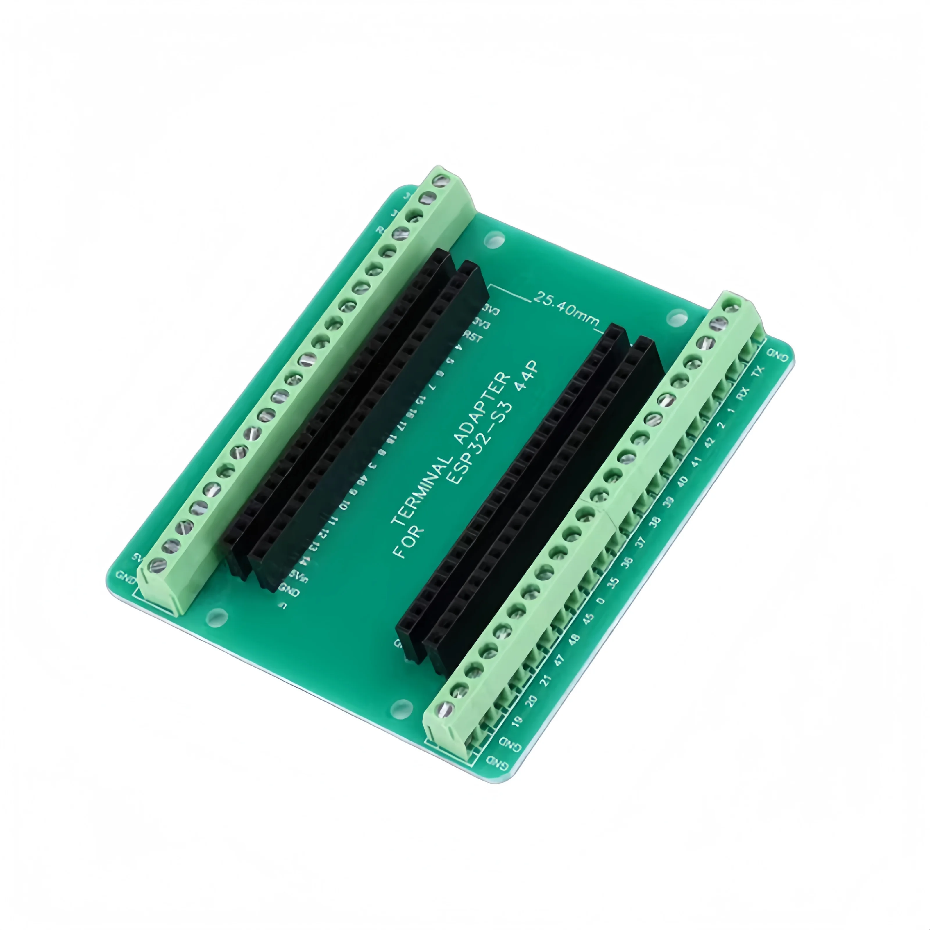 5pcs ESP32-S3-44Pin Breakout Board Expansion Module (Green) Development Board/Learning Board