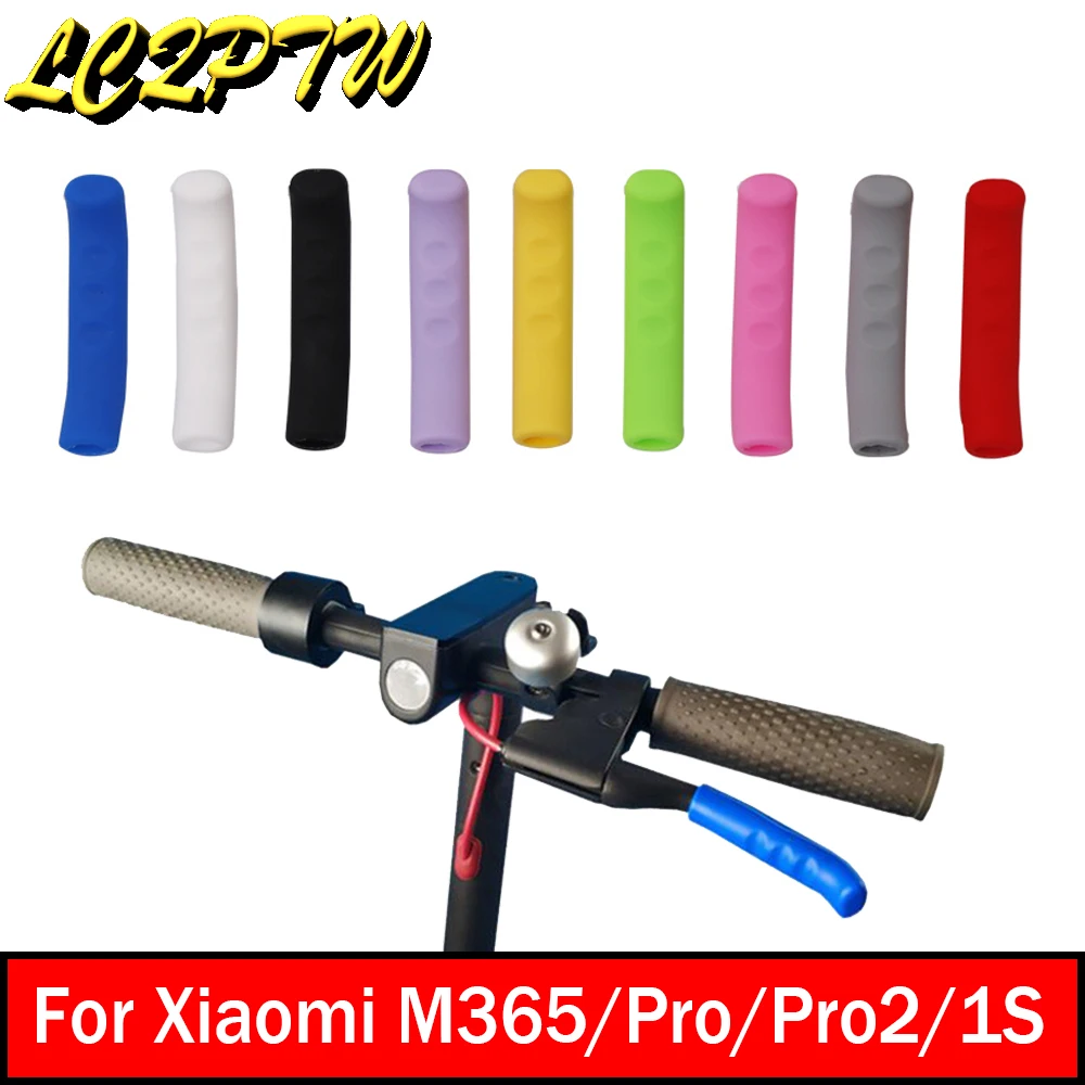 Cubierta de manija de freno de patinete eléctrico de silicona antideslizante para Xiaomi mijia M365 PRO cubierta protectora de agarre de resistencia