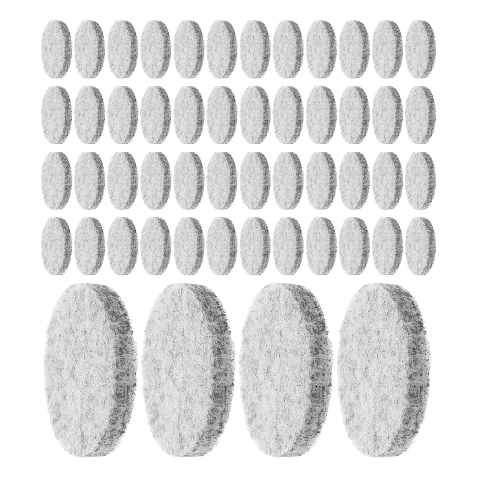 200 Pcs Aroma Cotton Pad Aromatherapy Pads Necklace Refill Diffuser Compact Car Essential Oil