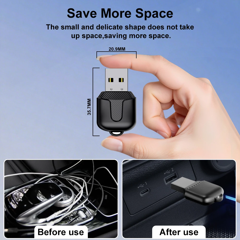 Flixivi carplay android adaptador automático com fio para sem fio 5ghz wifi5.0 tipo-c plug and play, para carplay com fio original/carros automáticos