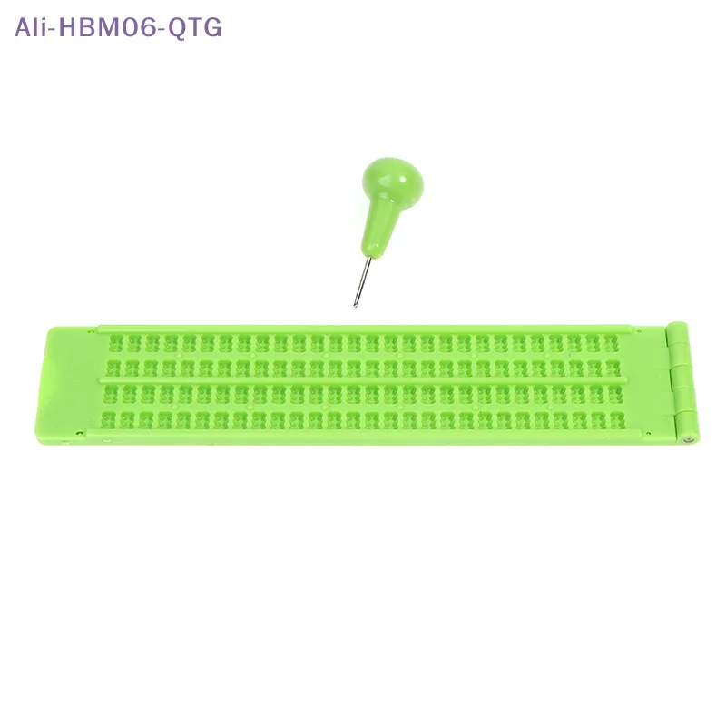 

[New] Hot！Plastic Braille Writing Slate School Portable Practical With Stylus Practice