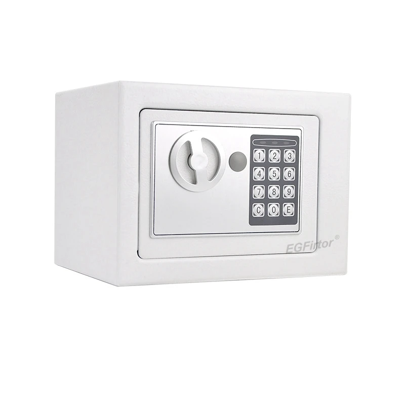 Caja de seguridad con contraseña montada en la pared, caja fuerte con llave antirrobo con alarma de seguridad para protección de joyas en efectivo en el hogar y la Oficina