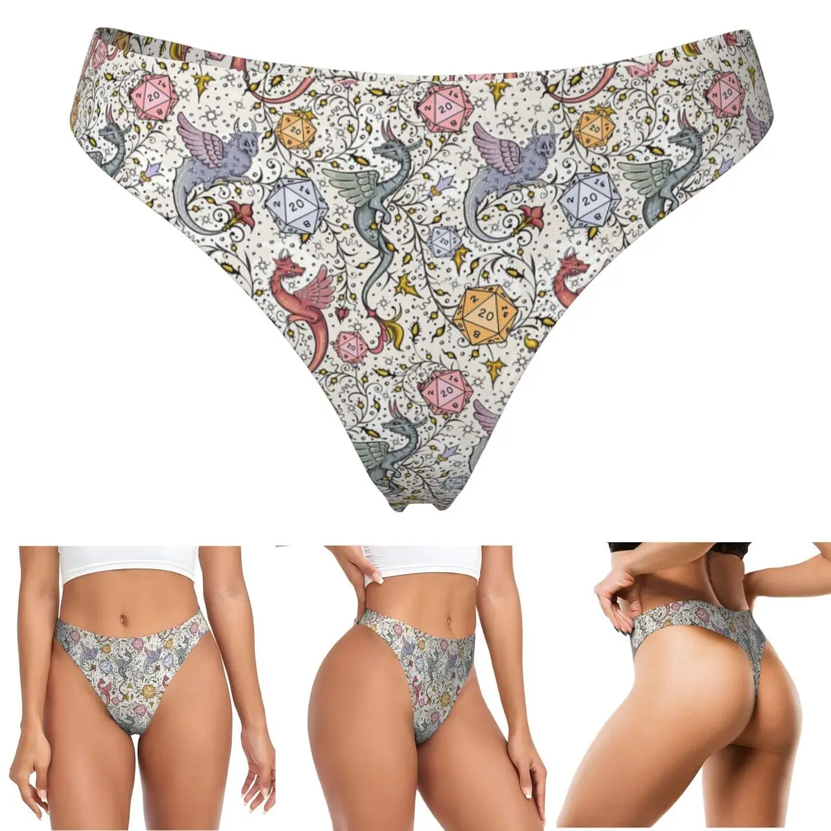 calcinhas-g-string-personalizadas-com-padrao-de-dragao-medieval-e-dados-d20-respiraveis-confortaveis-e-elasticas-para-mulheres
