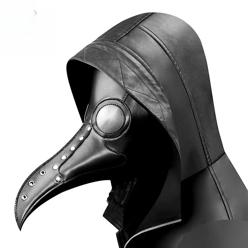 

Steampunk, plague, beak, masquerade, party mask, hoodie.