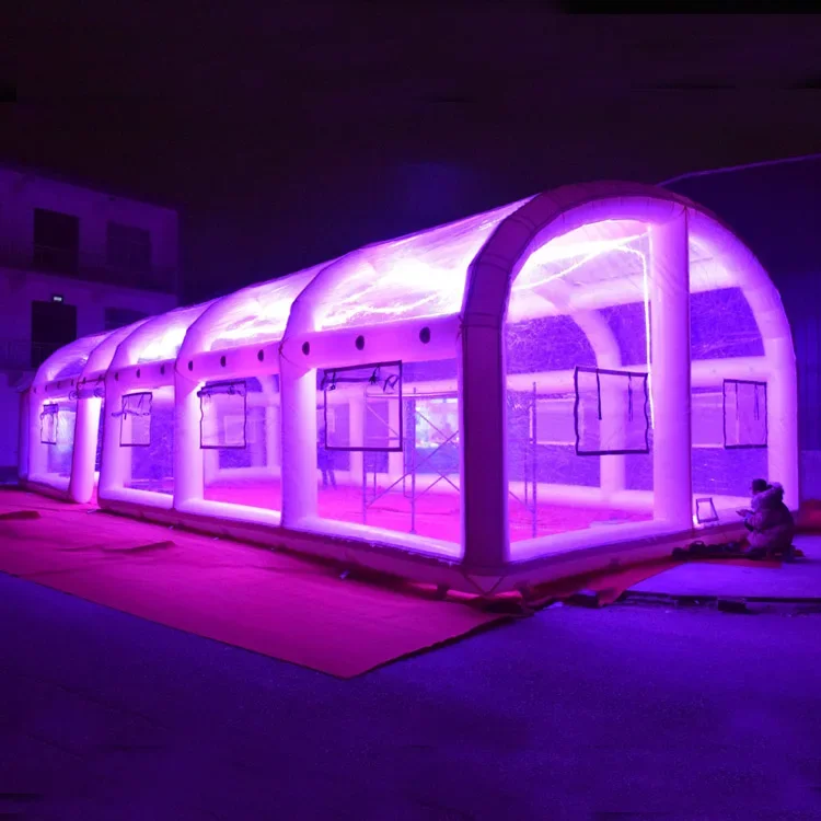 Outdoor Party and Event Tent with LED Lights, Inflatable, Nightclub, Wedding