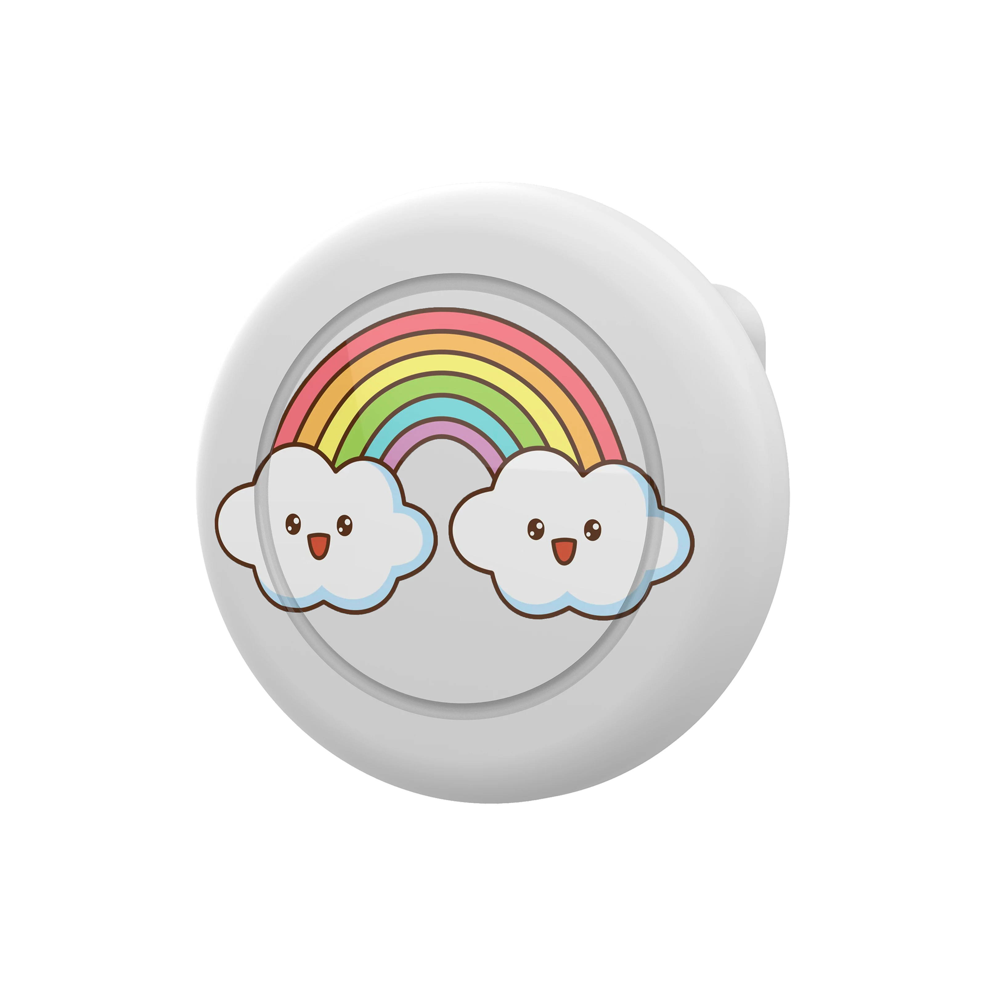 JSPTEC Cartoon brooch Security Bluetooth Tag Based on IOS Find My app Anti-lose Tracker Sound Locate Message Reminder Alarm