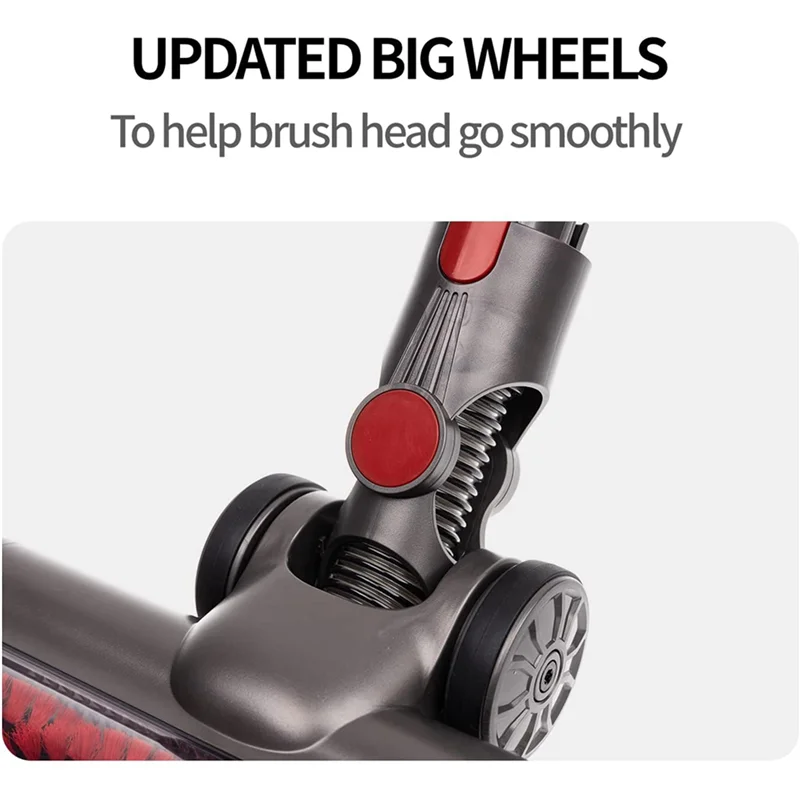 

Дверца! 2 головки турбинной щетки для пылесоса Dyson V7 V8 V10 V11 V15, насадка для пола со светодиодными фарами