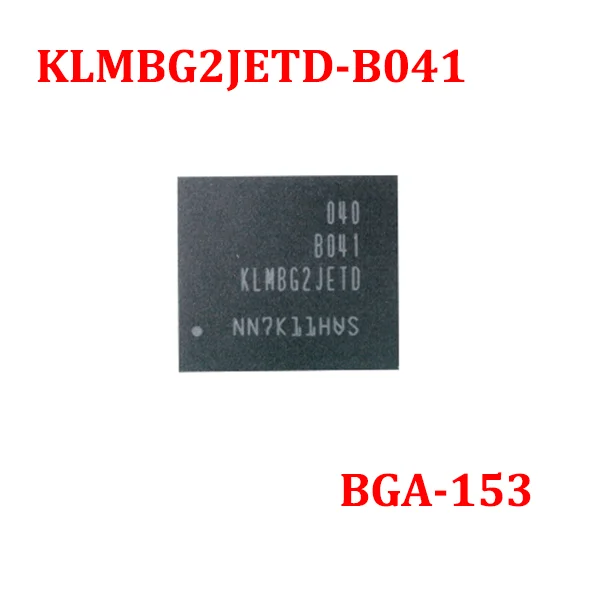 1PCS/20PCS/100PCS KLMBG2JETD-B041 EMMC 32G mobile phone hard drive, font memory chip. Package BGA-153