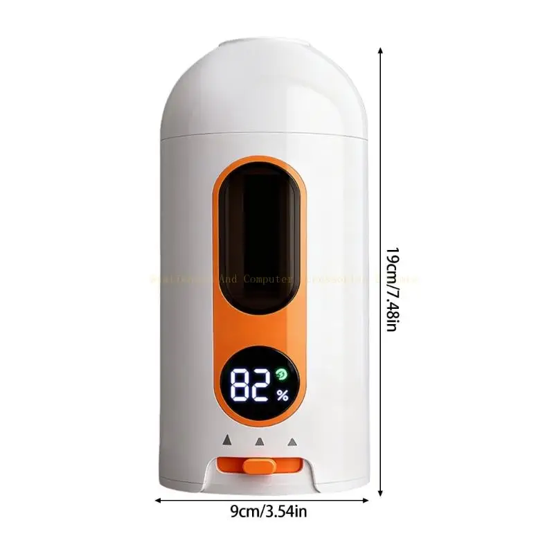 مبراة أقلام الرصاص الكهربائية المدمجة ذات فتحة واسعة لقص أقلام الرصاص بكفاءة