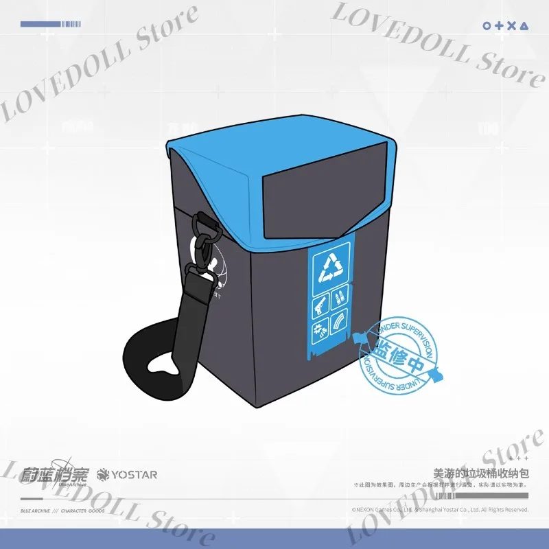 

Game Kasumizawa Miyu Blue Archive Kawaii Plush Hand Puppet Prop Doll Girls Crossbody Storage Bag Fashion knapsack