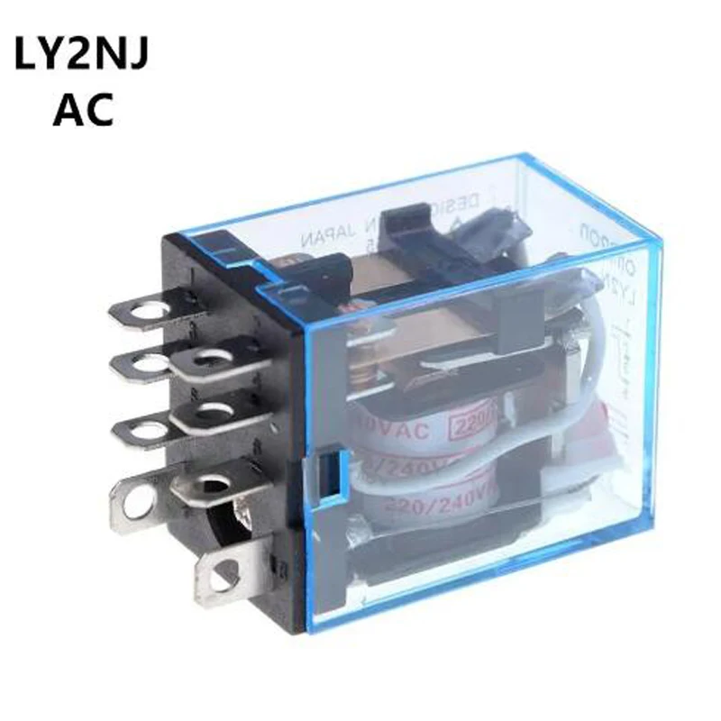 1szt LY2NJ HH62P HHC68A-2Z Elektroniczny przekaźnik elektromagnetyczny Micro Mini 10A 8PIN Cewka DPDT AC12v 24v 36v 48v 110v 220v 380v — zdjęcie 2