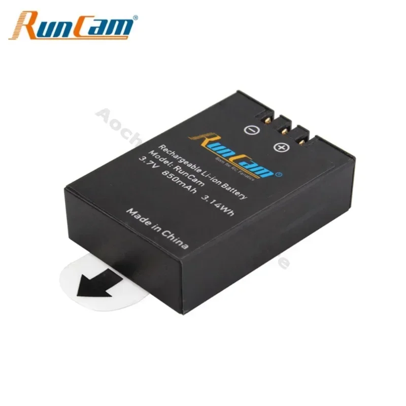 

Runcam 2 3s Action Camera Spare Part Rechargeable Battery 3.7V 850mAh 3.14Wh Li-ion Battery RC2-09 RC Models Accessories