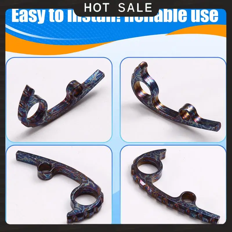 

24-Hour Delivery Titanium Alloy Knife Back Spacer For C223 Para 3 Folding Knives Back Spacer DIY Fold Kinfe Back Spacer