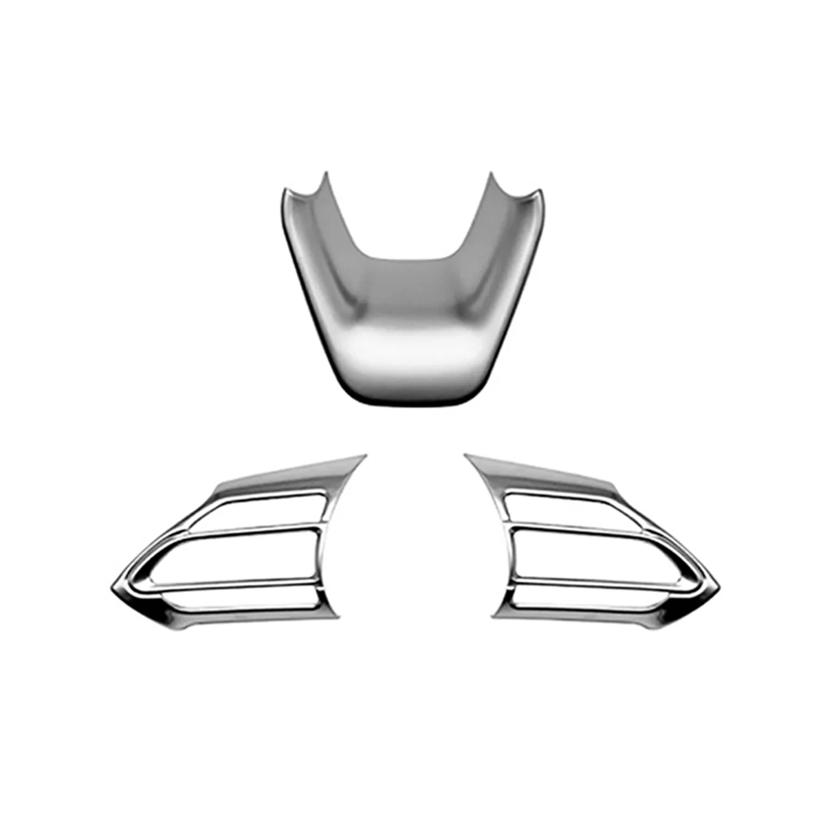 

Firmly For Toyota AQUA/PRIUS C 2020 2021 Car ABS Silver Interior Steering Wheel Cover Trim Moldings Car Styling